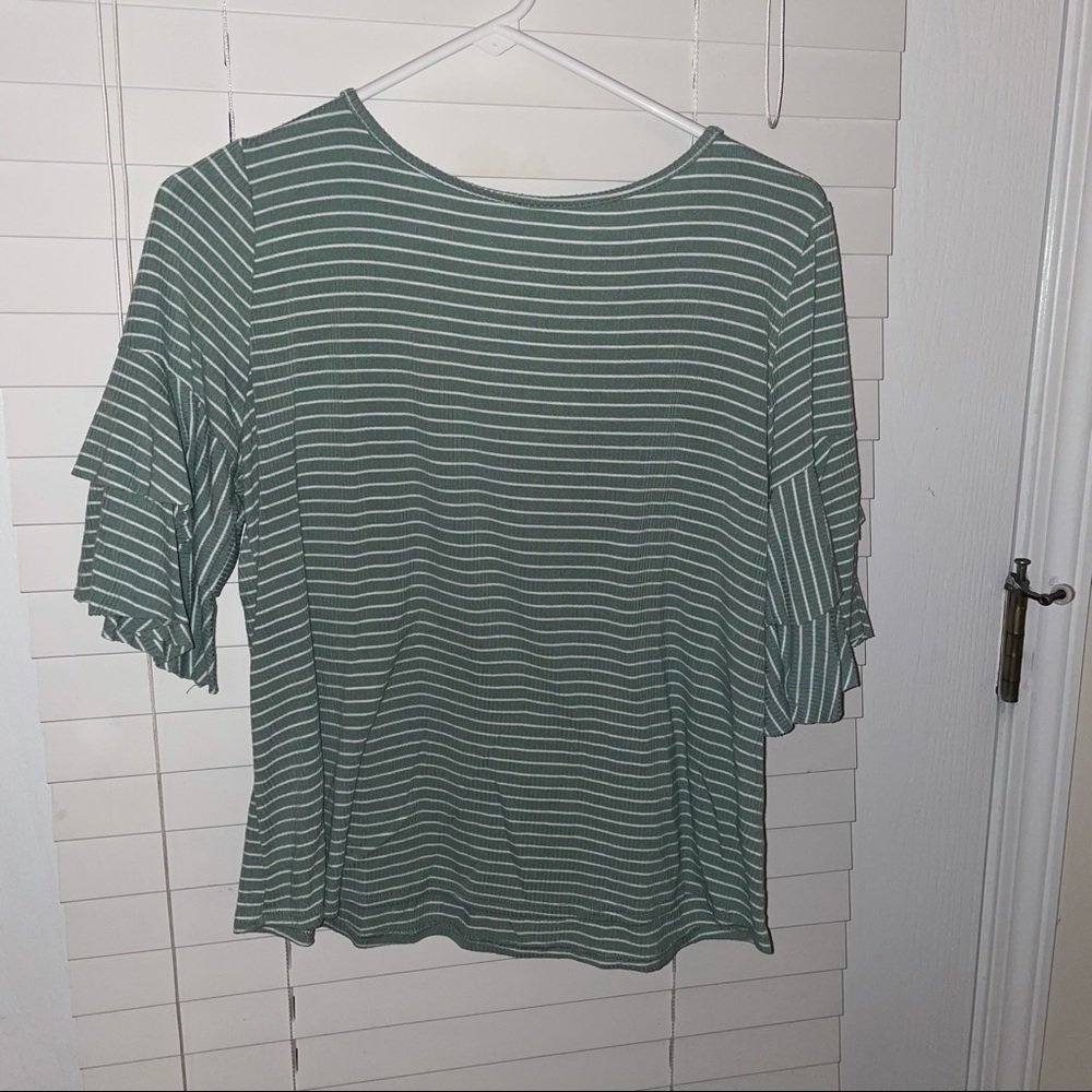 Open Back Tie Shirt